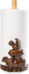 Polytree Farm Animals (Cow, Pig and Rooster) Countertop Paper Towel Holder Stand with