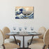 Wieco Art Great Wave of Kanagawa Canvas Prints, Stretched and Framed Modern Artwork for Home Office Decor
