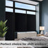 Static Cling Total Blackout Window Film, 100% UV Blocking Black Opaque Privacy Window Tint (17.7x78.7 inches)