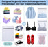 Vivifying Mesh Laundry Bags for Delicates, 3Pcs Honeycomb Mesh Wash Bags with Zipper for Washing Machine, Shoes,