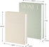 Firtoza Set 2 Decorative Book Storage Boxes of - Faux Book Storage for Photos & Keepsakes Elegant Linen Fabric Coffee