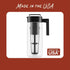 Takeya 2 Quart Flash Chill Iced Tea Maker, Airtight & Durable Jug, Raspberry
