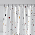 36pcs Shower Curtain Rings, Rust-Resistant Metal Round Hooks for Bathroom Rod Curtains, Movable Clasp (Black)