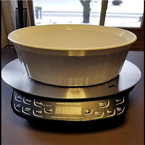 Stainless Steel Induction Hob Converter Plate, Heat Diffuser for Electric Gas Stove Cooking 28cm