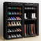 Shoe Rack Storage Organizer, 7 Tier Double Row Free Standing Rack for 24-27 Pairs with Dustproof Cover