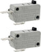BOJACK Microwave Oven Door Switch KW3A, 16A 125/250 V, Pack of 2 Normally Closed Switches.