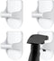 Taiyin 4 Pcs Wall Mount Spray Bottle Hooks, Adhesive Hook for Storage Space, Kitchen Organizer Hanger