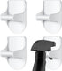 Taiyin 4 Pcs Wall Mount Spray Bottle Hooks, Adhesive Hook for Storage Space, Kitchen Organizer Hanger