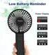 EasyAcc Handheld Fan, Mini Portable Battery Fan, USB Desk Fan with 4 Speeds, Strong Winds for Home Office Outdoor