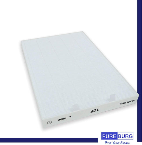 PUREBURG Replacement Filter Set for Bissell Air320 (2768A) Air Purifier, H13 HEPA + Activated Carbon Filter