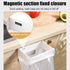 MiOYOOW Foldable Trash Bag Holder, Hanging Waste Garbage Can Rack Magnetic Closure Waste Bag Hanger Racks with Fixing