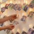 20 LED Photo Clip Starry Lights - Remote LED Fairy Twinkle Lights for Home Festival Decor, Christmas & Party