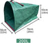 3-Pack, Reusable Lawn & Garden Bags, Yard Leaf Waste Bags,Large Yard Dustpan-Type Garden Bag for Collecting