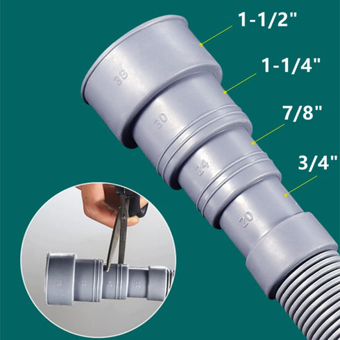 Washer Drain Hose, 13 Feet Flexible Universal Dishwasher Drain Hose Extension Kits with 1 Hose, 4 Clamps, U-Bend Holder
