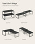 Set 2 Counter UKCS025B01 SONGMICS Cabinet Organizer Shelf, of Kitchen Shelves, Kitchen Storage, Spice Rack, Stackable