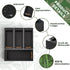 DALSHABET Bamboo Storage Bag Organizer for Kitchen Drawer, 4 Separate Food Storage Bag Organizer, 12x14 Baggie