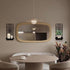 Birminwind Black Metal Wall Candle Holder: Wall Plant Holder Candle Sconces for Bathroom - Minimalist Modern Art Dcor