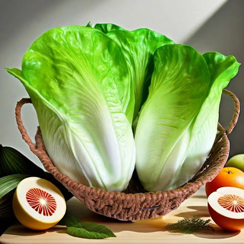 Generic 3pcs HC2430-L3 Realistic Artificial Fake Lettuce, Fake Vegetable, Artificial Vegetables for Decoration, Home