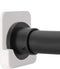 Shower Curtain Rod Holder for Wall Mount, Adhesive Tension Rod Retainer, 2 Pack, White