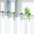 Titanker Shower Curtain Rings Hooks, Rust-Resistant Metal Hooks for Bathroom Shower Rods, Set of 12