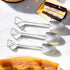 Smilesunus 10 Pcs Mini Shovel Spoons, Stainless Steel Dessert Spoons for Ice Cream and Yogurt