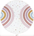 4 STARUIA Colorful Round Rug for Nursery, Ft Rainbow Washable Rug for Playroom, Boho Kids Rug Non-Slip Soft Bedroom