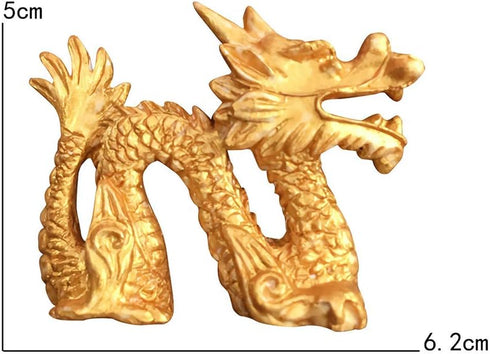 2Pcs/Set 3D Dragon Fondant Mold - Chinese Zodiac Dragon Silicone Gum Paste Sugar Craft Mold for Cake Decorating