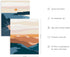 HAUS AND HUES Nature Wall Art Prints - Mid-Century Modern Landscape Mountain Decor