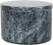 HillSpring Marble Salt Cellar with Lid and Wooden Spoon, 4" Handcrafted Spice