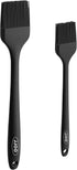 JJOO 2PCS Silicone Basting Pastry Brush | Heat Resistant Cooking Brush for Oil, Sauce, BBQ, Baking | BPA Free,