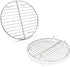 TeamFar Round Cooling Rack - Set of 2, 7½ Inch Stainless Steel Baking Steaming Roasting Rack, Healthy & Dishwasher Safe