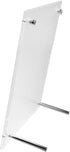 Frameless Clear Acrylic Tabletop Photo Frames, Free Standing Desktop Picture Frame (5x7)