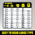 Kitchen Measurement Conversion Chart Magnet, Extra Large Magnetic Decor for Cooking and Baking