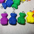 Palksky 20 Cavity Large Gummy Bear Mold, Big Bear Crayon Mold for Brownie Muffin Chocolate and Candy