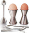 NobleEgg Egg Cups for Soft Boiled Eggs, All Sizes, Topper, Spoons, 18/8