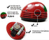 Honbay Ladybug Shaped Portable Corner Desk Vacuum Cleaner, Mini Cute Dust Sweeper