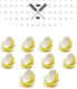 qiqee Gold Foil Cupcake Liners For Baking 300 Count Baking Cups Thick & Sturdy, Oil Resistance,Muffin Liners Paper(Standard Size) by qiqee