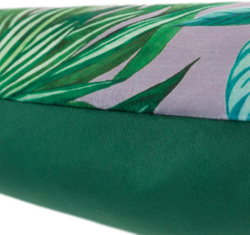 14x20 Inch JWH Rust Parrot Throw Pillow Covers Decorative Print Forest Leaf Accent Pillow Cases Rainforest Cushion Palm