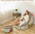 4-inch Bean Bag Chair, Foldable Flocking Inflatable Sofa, Outdoor Living Room Ultra Soft Lazy Sofa Couch Bean Bag Chair