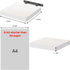 8inch (Set 3, 8x8) Fixwal Floating Shelves for Wall, Small White Shelves Wall Mounted Shelf for Bathroom, Living Room