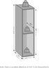 2-Tier Closet Closet Closet 6-Inch Furinno Reed Organizers and Storage, Organizer, Open Shelf Storage, for Wardrobe