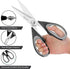 iBayam 8.5" Kitchen Scissors with Sheath, Black Household Appliances, Kitchen Gadgets, Cooking Scissors, Home Essentials