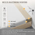 Cover(Beige-LxWxH-54 6 6in) Mattress Extender for Twin/Twin XL/Queen/King Bed, Bed Gap/Space/Crack Filler Between