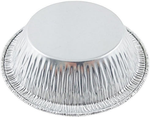 PACTOGO Mini Silver Disposable Aluminum Foil Tart Pans - 3" Baking Pie Tins (Pack of 50)