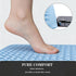 Mantto 30L 17W Inch Nonslip Bathtub Mat Extra Soft TPE Bath Mat for Kids, Machine Washable Bathroom Shower Mat