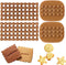 Pack of 100 Alphabet Number Letter Cookie Cutters, Set Stamp Press Biscuit Fondant Decorating Tools