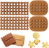 Pack of 100 Alphabet Number Letter Cookie Cutters, Set Stamp Press Biscuit Fondant Decorating Tools