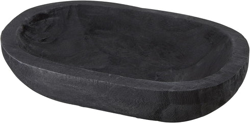 Santa Barbara Design Studio TableSugar Paulownia Wood Dough Bowl, 12 x 7.5-Inch,