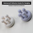 4Pcs Mindful Design Razor Holder - Self Adhesive Silicone Toothbrush Holders Wall Mounted to Mirror for Shower Hanging