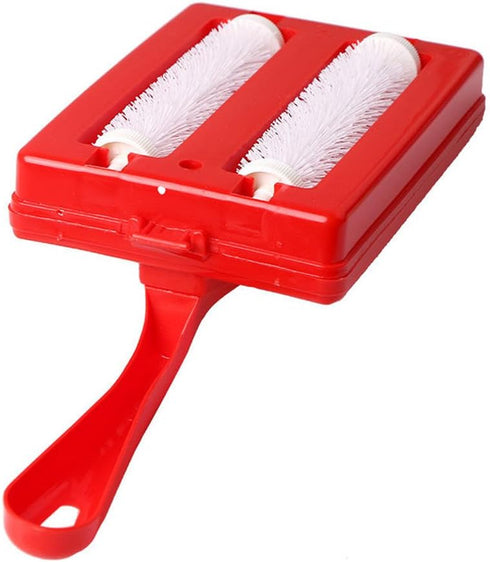 Carpet Sweeper Gadgets for Home, Twin Roller Type Hand-Held Brush for Pet Hair, Dust, and Small Rubbish Cleaning